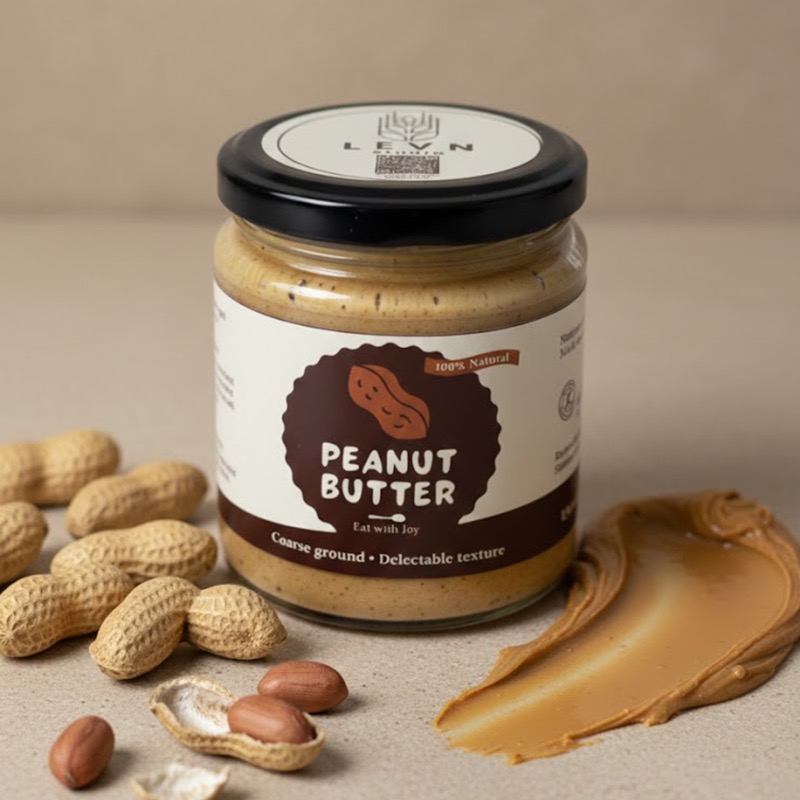 LEVN Studio coarse-ground peanut butter